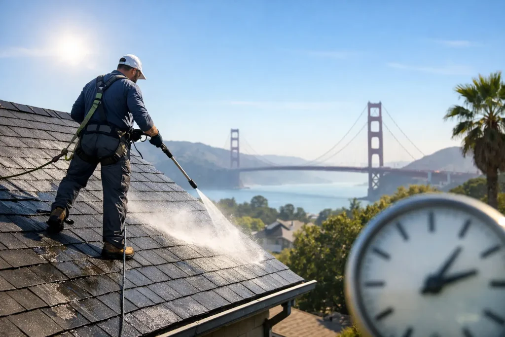 Best Time for Roof Cleaning in the Bay Area