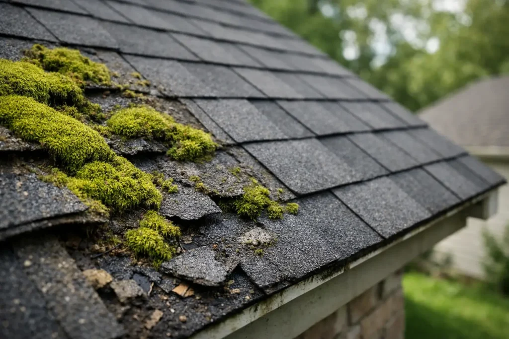 Does Moss Damage Roof Shingles?