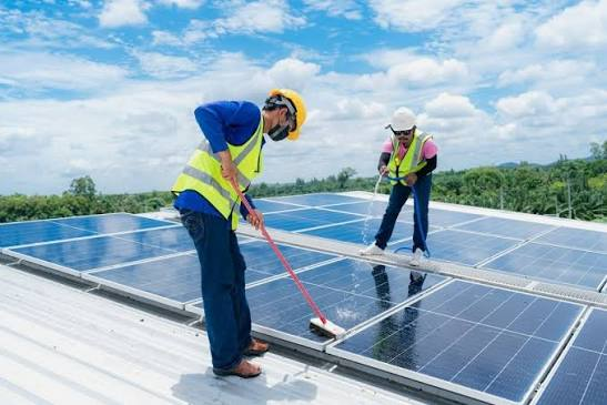 Solar Panel Cleaning at San Francisco, CA
