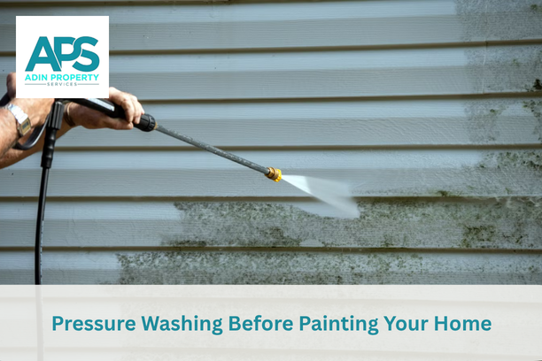 PRESSURE WASH EXTERIOR SURFACES