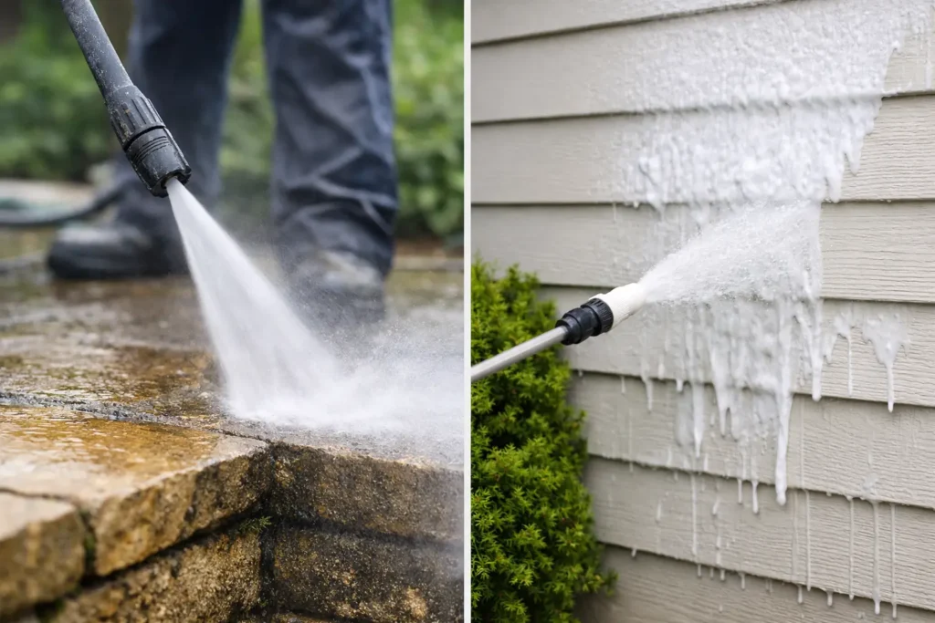 Pressure Washing vs Soft Washing: Which Is Safer?