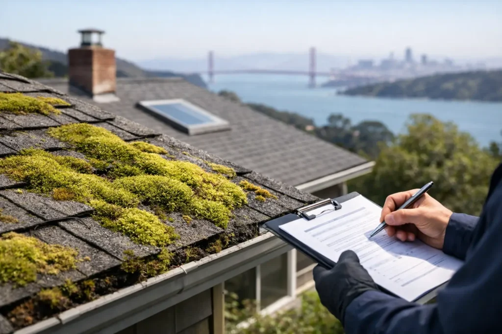 Roof Moss Insurance Compliance for Bay Area Homes