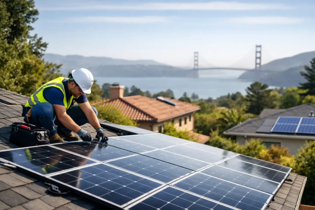 Solar Output Restoration Example for Bay Area Homes
