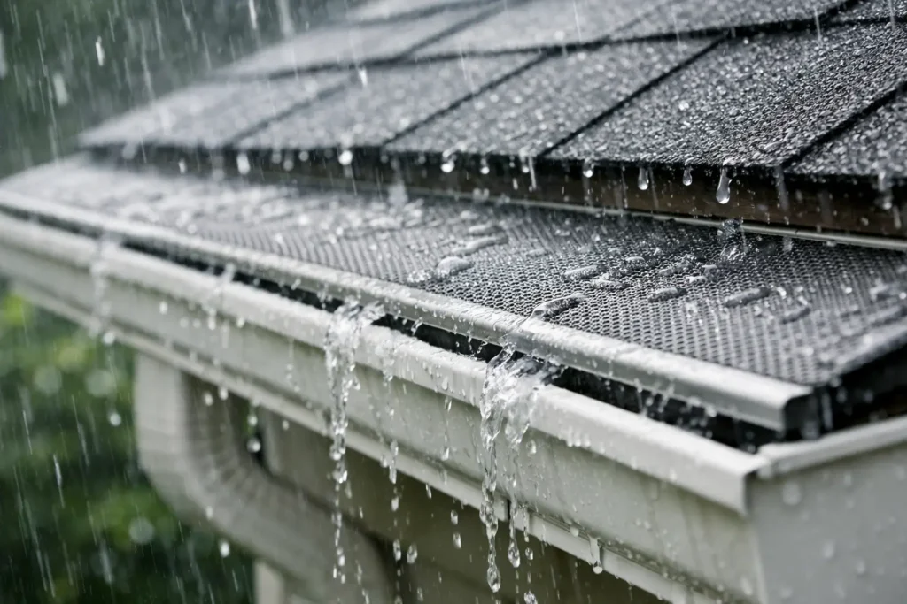 How Gutter Guard Effectiveness Holds Up in Rain
