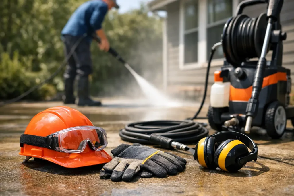 How to Prepare for Pressure Washing Safely