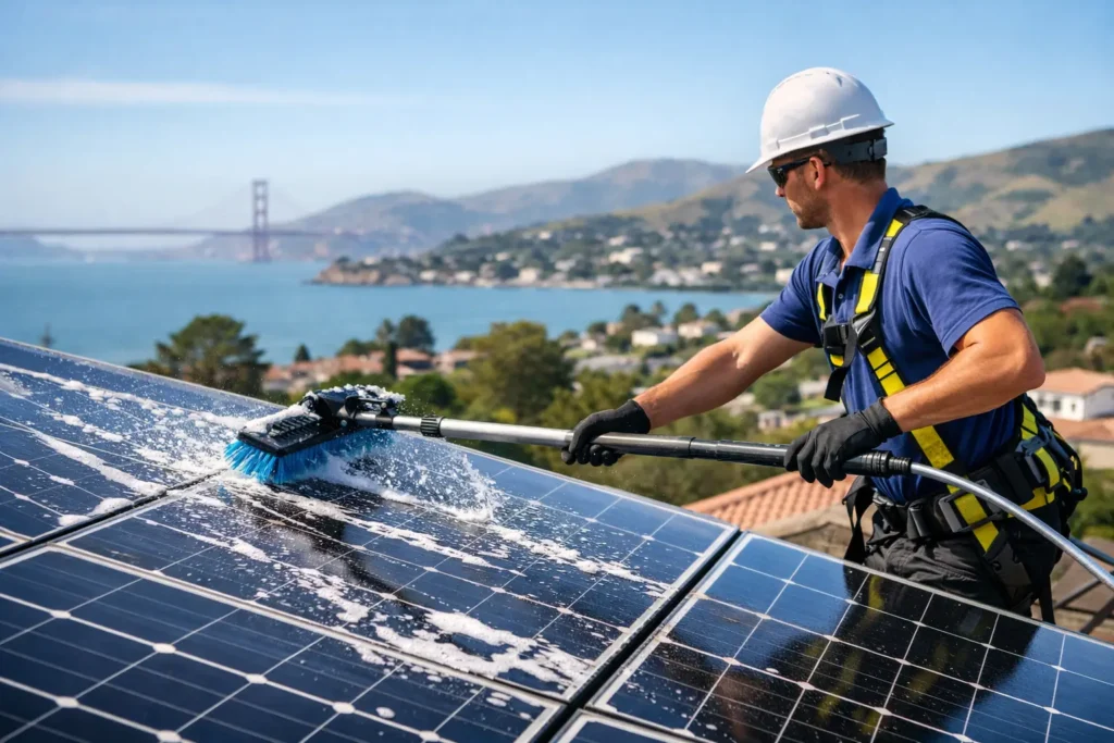 Solar Panel Cleaner Review for Bay Area Homes
